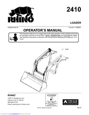 RHINO 2410 Operator's Manual