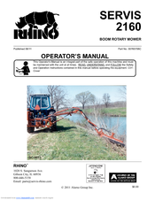 RHINO BOOM ROTARY MOWER 2160 Operator's Manual