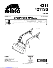RHINO LOADER 4211 Operator's Manual