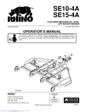 RHINO SE10-4A Operator's Manual