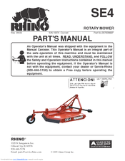 Rhino SE4 Manuals | ManualsLib