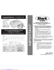 Shark SV736N Owner's Manual
