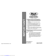 Shark V1950SP User Manual