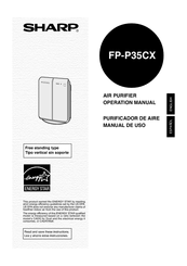 Sharp FP-P35CX - HEPA Air Purifier Operation Manual