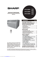 Sharp 2020215A0343 Installation And Operation Manual