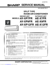 Sharp AE-X12FR Service Manual