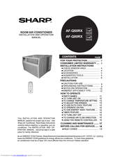 Sharp 66129902992 Installation And Operation Manual