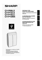 Sharp CV-P10LC Installation And Operation Manual
