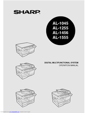 Sharp AL-1045 Operation Manual