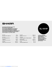 Sharp EL1611PA Operation Manual