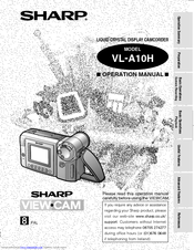 Sharp VIEWCAM VL-A10H Operation Manual