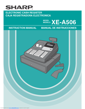 Sharp XE-A506 Instruction Manual