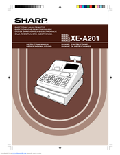Sharp XE-A201 Instruction Manual