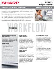 Sharp MX-PEX3 Specification Sheet