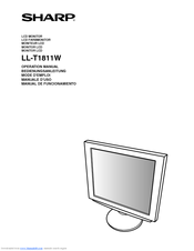 Sharp LL-T1811 Operation Manual