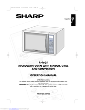 Sharp R-963S Operation Manual