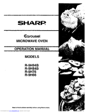 Sharp Carousel R-9H94B Operation Manual