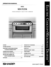 Sharp KB5121KW - Microwave Operation Manual