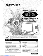 Sharp 13L-M150B Operation Manual