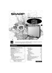Sharp 32F540 Operation Manual
