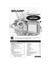 Sharp 32C540 Operation Manual