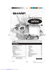 Sharp 36F630 Operation Manual