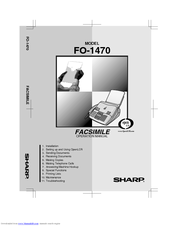 Sharp FO-1470 Operation Manual