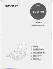 Sharp FO-297OM Operation Manual