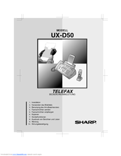 Sharp UX-D50 User Manual