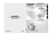 Sharp Aquos LC 15L1U Operation Manual
