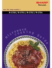 Sharp Carousel R-1754 Cooking Manual