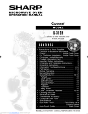 Sharp R-310HW Operation Manual