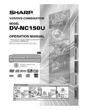 Sharp DV-NC150U Operation Manual