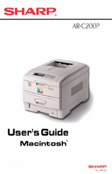 Sharp AR-C200P - Color Laser Printer User Manual