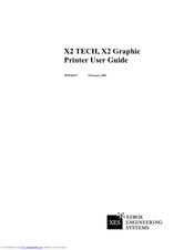 Xerox ColorgrafX X2 TECH User Manual