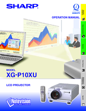 Sharp XG-P10XUL Operation Manual