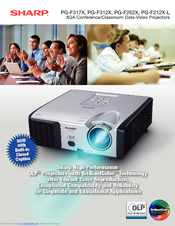 Sharp PG-F312X - Notevision XGA DLP Projector Brochure & Specs