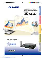 Sharp XG-C60X Operation Manual