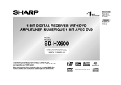 Sharp SD-HX600 Operation Manual