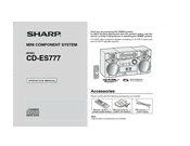 Sharp CD-ES777 Operation Manual