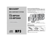 Sharp CD-MPS900 Operation Manual