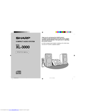 Sharp CP-XL3000U Operation Manual