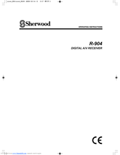 Sherwood R-904 Operating Instructions Manual