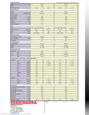 Shibaura ST330 Specification Sheet