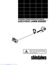 Shindaiwa LE231/EVC Owner's/Operator's Manual