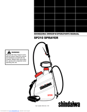 Shindaiwa SP210 Owner's/Operator's Manual