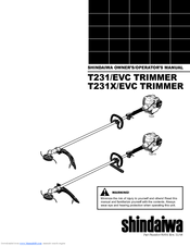 Shindaiwa T231X/EVC Owner's/Operator's Manual