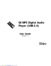 Shiro SX User Manual
