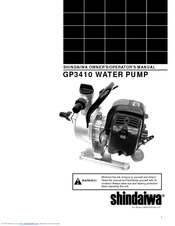 Shindaiwa 6850-9430 Owner's/Operator's Manual