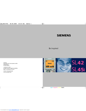 Siemens SL42 Owner's Manual